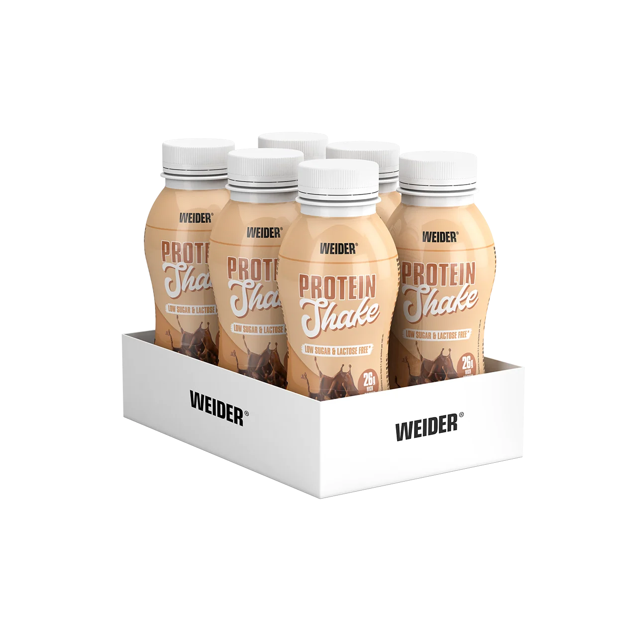 Weider Marken-Großset: Vitamin C + PROTEIN SHAKE + 3 weitere – Weider PROTEIN SHAKE RTD (6x330 ml) (Schoko)
