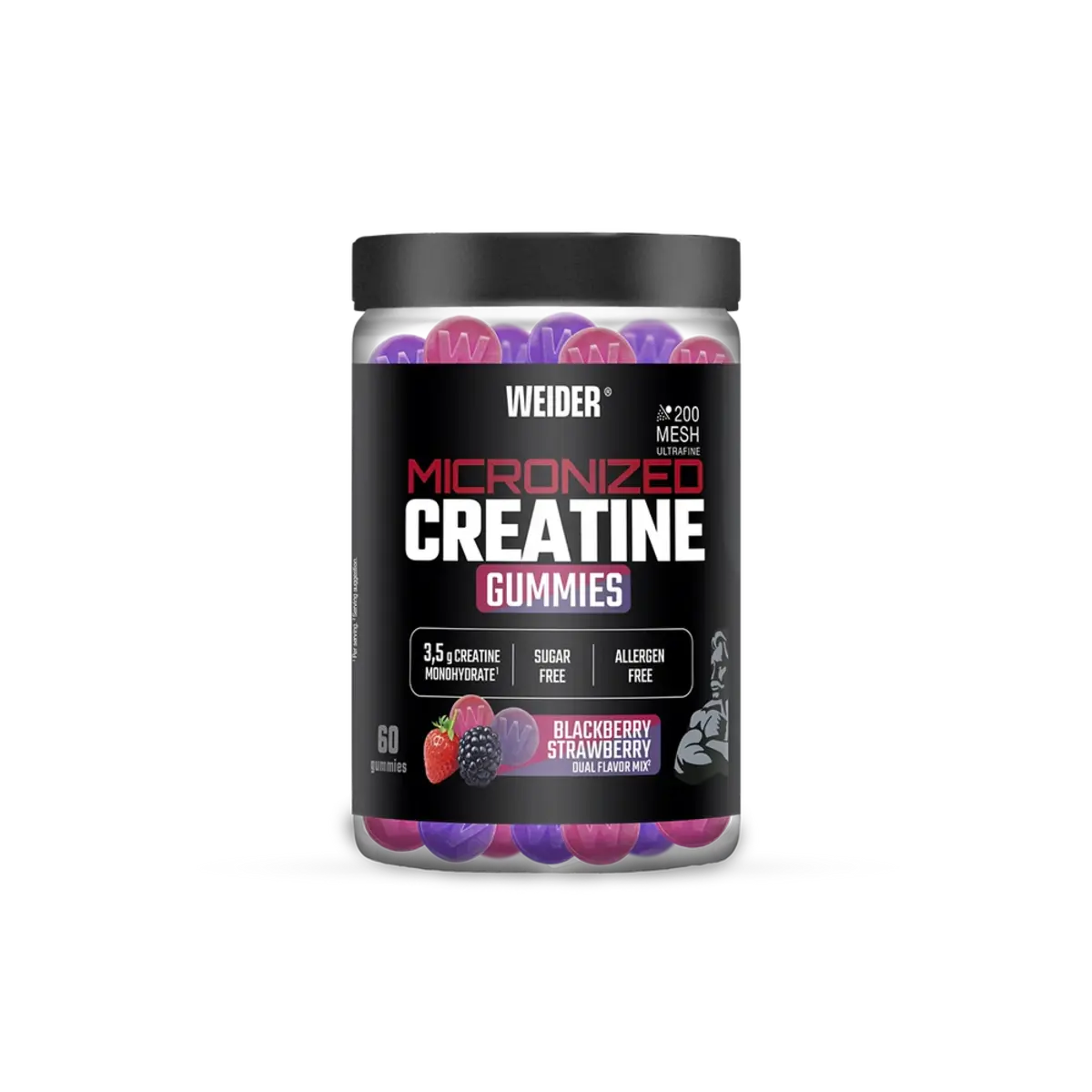Masseaufbau-Set: Applied Nutrition Cream + Weider Micronized – Weider Micronized Creatine Gummies Dual Flavor Mix