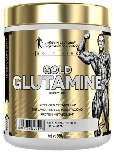 Masseaufbau für Fortgeschrittene: Kevin Levrone Anabolic + 3 weitere – Kevin Levrone GOLD Glutamine 300g