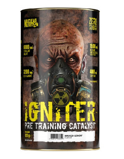 Trainings-Set: Nuclear Nutrition IGNITER + GN Arginine HCL Nano Pure – Nuclear Nutrition IGNITER Booster 438g (Orange Mango)