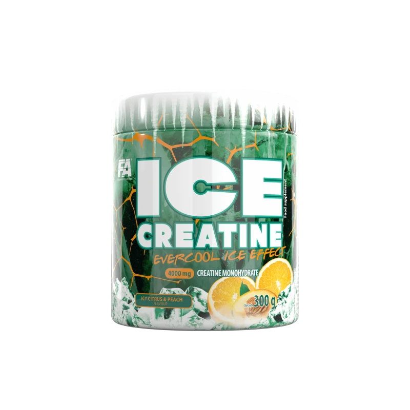Ausdauer-Set: MST Magnesium + BioTech L-Carnit + FA Nutrition ICE – FA Nutrition ICE Creatine 300g (Icy Citrus&Peach)
