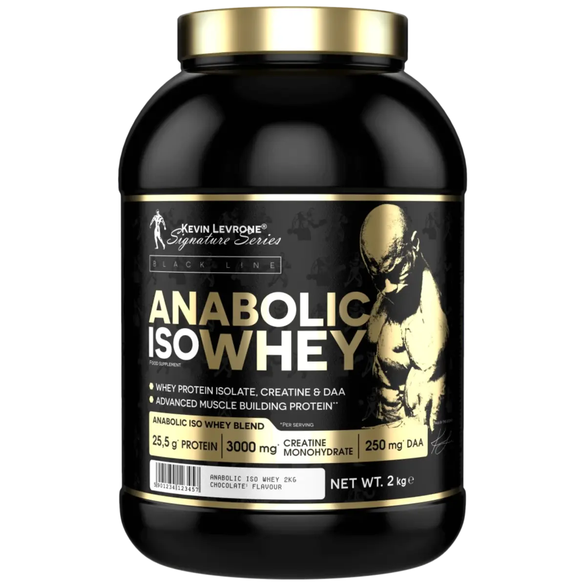 Regenerations-Duo: INLEAD L-Glutamine + Kevin Levrone Anabolic – Kevin Levrone Anabolic Iso Whey 2000g (Strawberry)
