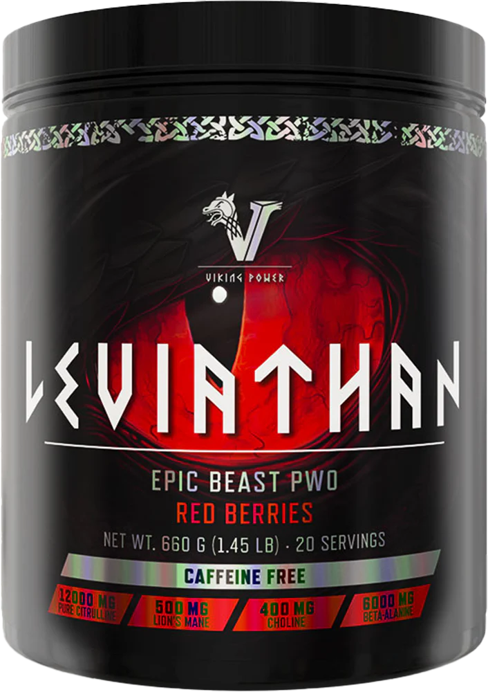 Trainings-Set: Viking Power Leviathan Hardcore + Scitec Mega Arginine – Viking Power - Leviathan Hardcore PWO - 660g (Orange)