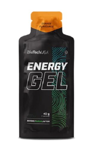 Koffein & B-Vitamine: BioTech Energy Gel + ProFuel Vitamin B – BioTech Energy Gel 12x40g (Peach)