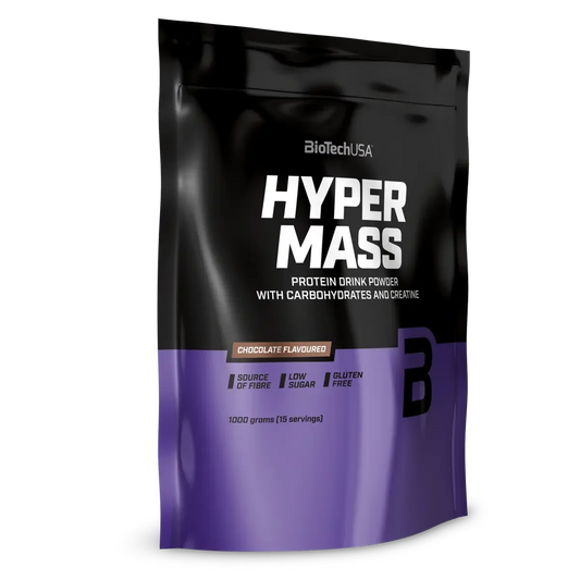Masseaufbau-Set: BioTech Hyper Mass + Scitec Crea-Bomb – BioTech Hyper Mass - 1000g (Erdbeere)