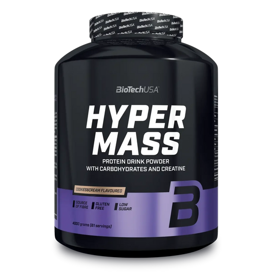 BioTech USA Marken-Großset: Amino Energy Zero + Hyper Mass + 3 weitere – BioTech Hyper Mass - 4000g (Erdbeere)