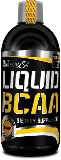 BioTech USA Marken-Trio: 100% Pure + Creatine + Liquid BCAA – BioTech Liquid BCAA 1000ml (Orange)