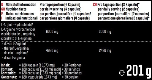 Masseaufbau für Fortgeschrittene: Kevin Levrone Anabolic + 3 weitere – Body Attack L-Arginin 1500 120 Kapseln