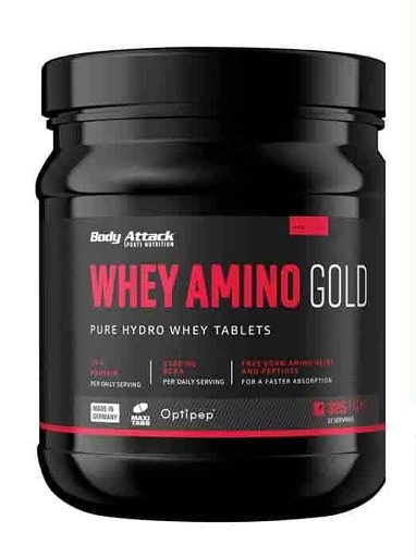 Basis-Set: Body Attack Whey Amino Gold + Peak Resveratrol – Body Attack Whey Amino Gold 325 Tabletten