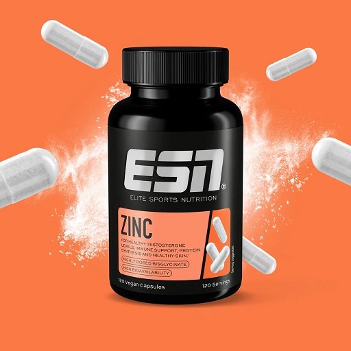 Gesundheits-Basisbox: Big Zone Vitamin D3 + K2 + ESN Zinc + 3 weitere – ESN Zinc 120 Kapsel