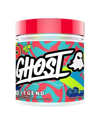 Booster-Trainingsvorrat: Ghost Legend V4 30 – 60 Tage, 70 Portionen – Ghost Legend V4 30 Serv. 645g (Blue Raspberry)