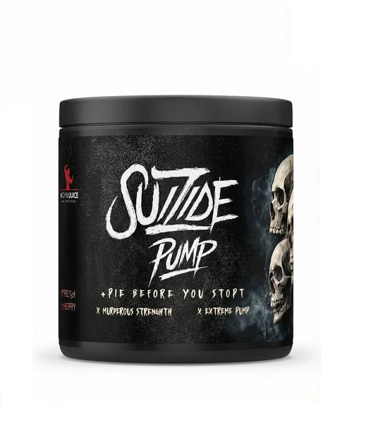 Trainings-Set: #GYMJUICE SUIZIDE PUMP + BioTech EAA Zero 350g – #GYMJUICE SUIZIDE PUMP 300g (Fresh Cherry)