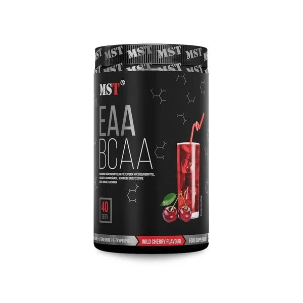 Trainings-Set: Psycho Pharma Edge of Insanity + MST EAA & BCAA – MST - EAA & BCAA 520g (Blackcurant)