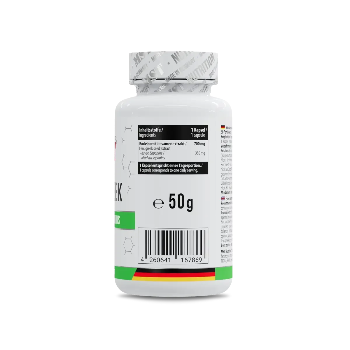 MST Marken-Großset: Lecithin + EGG Protein + 3 weitere – MST - Fenugreek 60 Kapseln