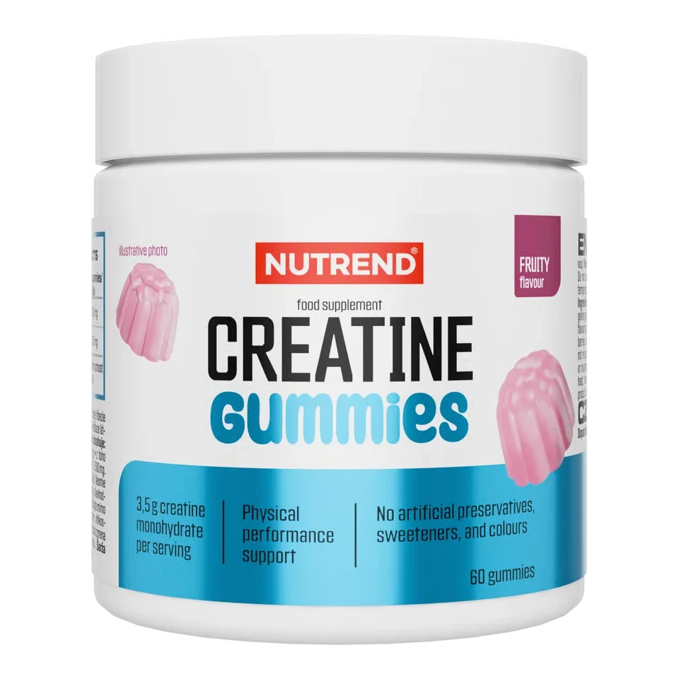 Masseaufbau-Set: BioTech Hyper Mass + Nutrend Creatine Gummies Fruity – Nutrend Creatine Gummies Fruity, 60 Stk.