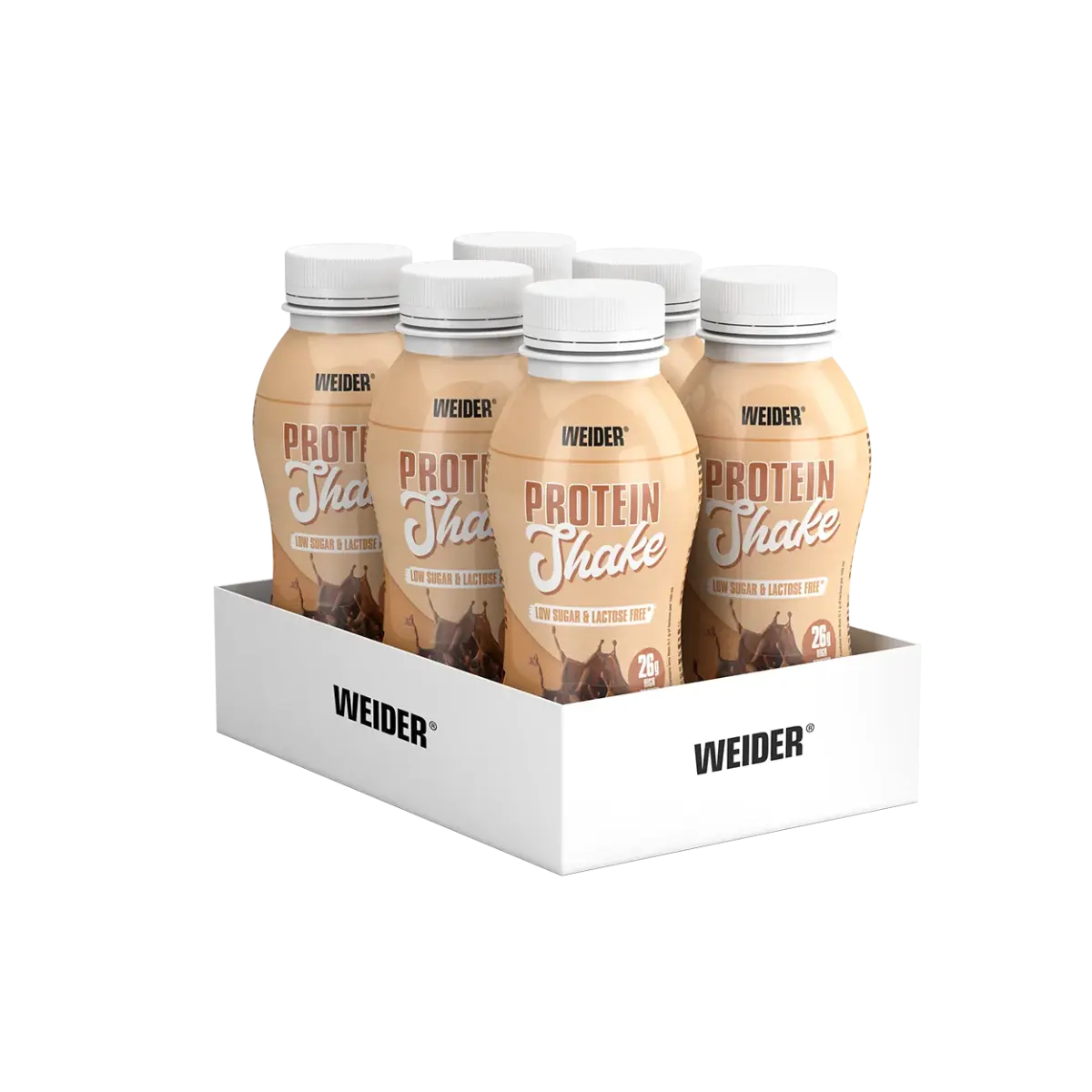 Schokolade Geschmacks-Trio: NNT Whey + 3× Snickers LOW + 1 weitere – Weider PROTEIN SHAKE RTD (6x330 ml) (Schoko)