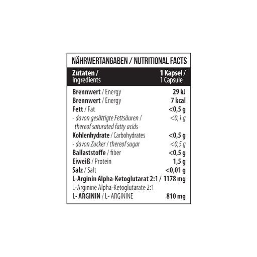 Ausdauer-Set: MST Magnesium + Olimp Vita-Min + MST Arginin AAKG – MST - Arginin AAKG 1178mg 60 Kapseln
