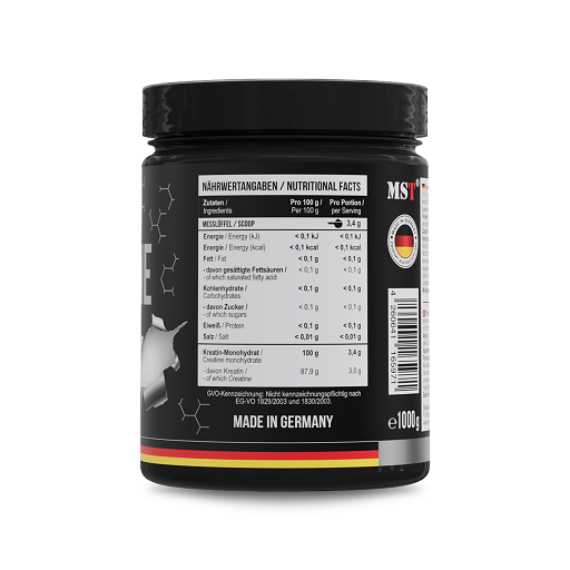 Stardikomplekt: Sinob Honest + MST kreatiin + Sinob C-vitamiin – MST - kreatiinmonohüdraat 1000g