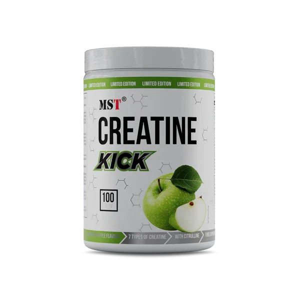 Muskelaufbau-Set: ESN Designer Whey + MST Creatine Kick – MST - Creatine Kick 1000g (Green Apple)