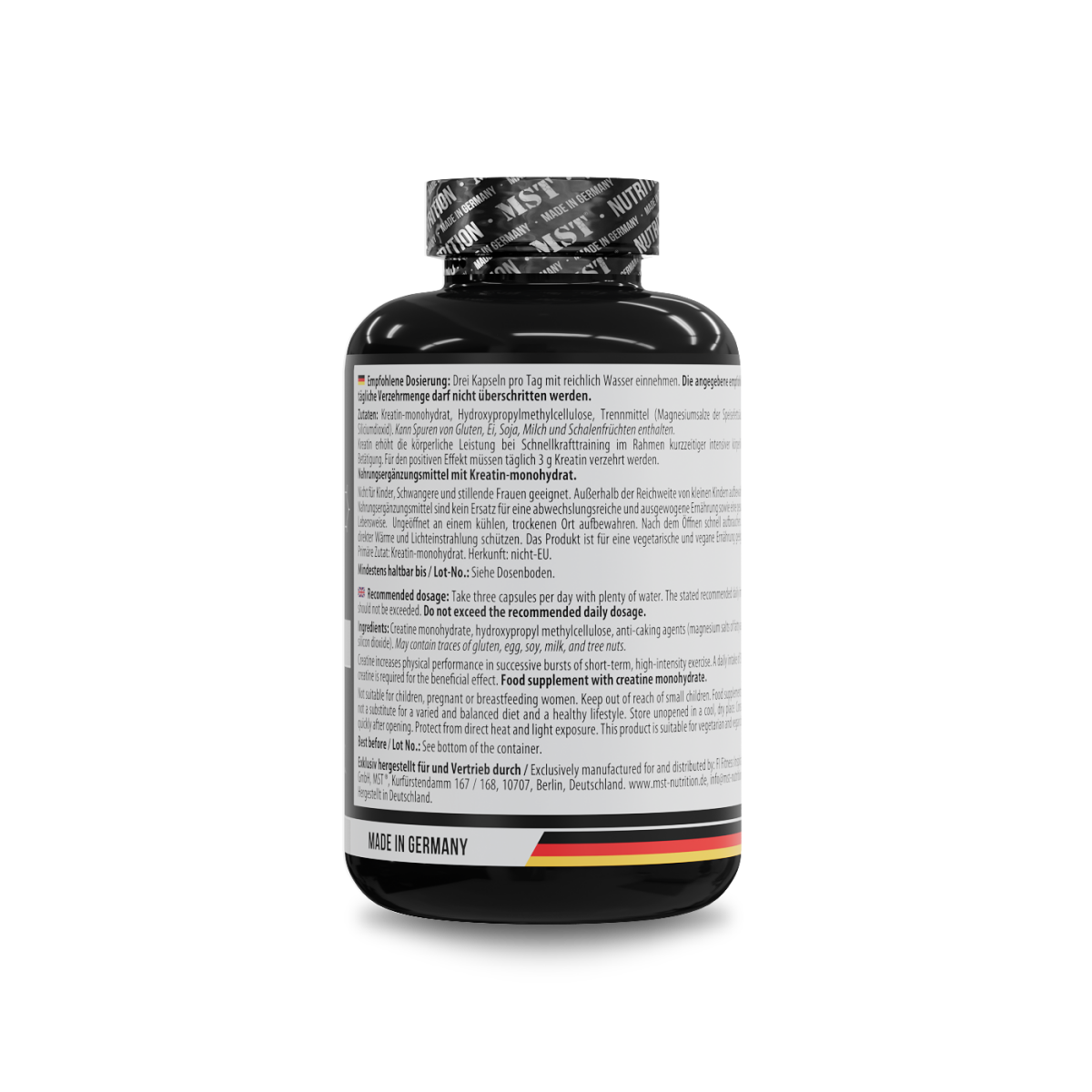Masseaufbau-Set: BioTech Hyper Mass + MST Creatine Monohydrate – MST - Creatine Monohydrate - 300 Kapseln