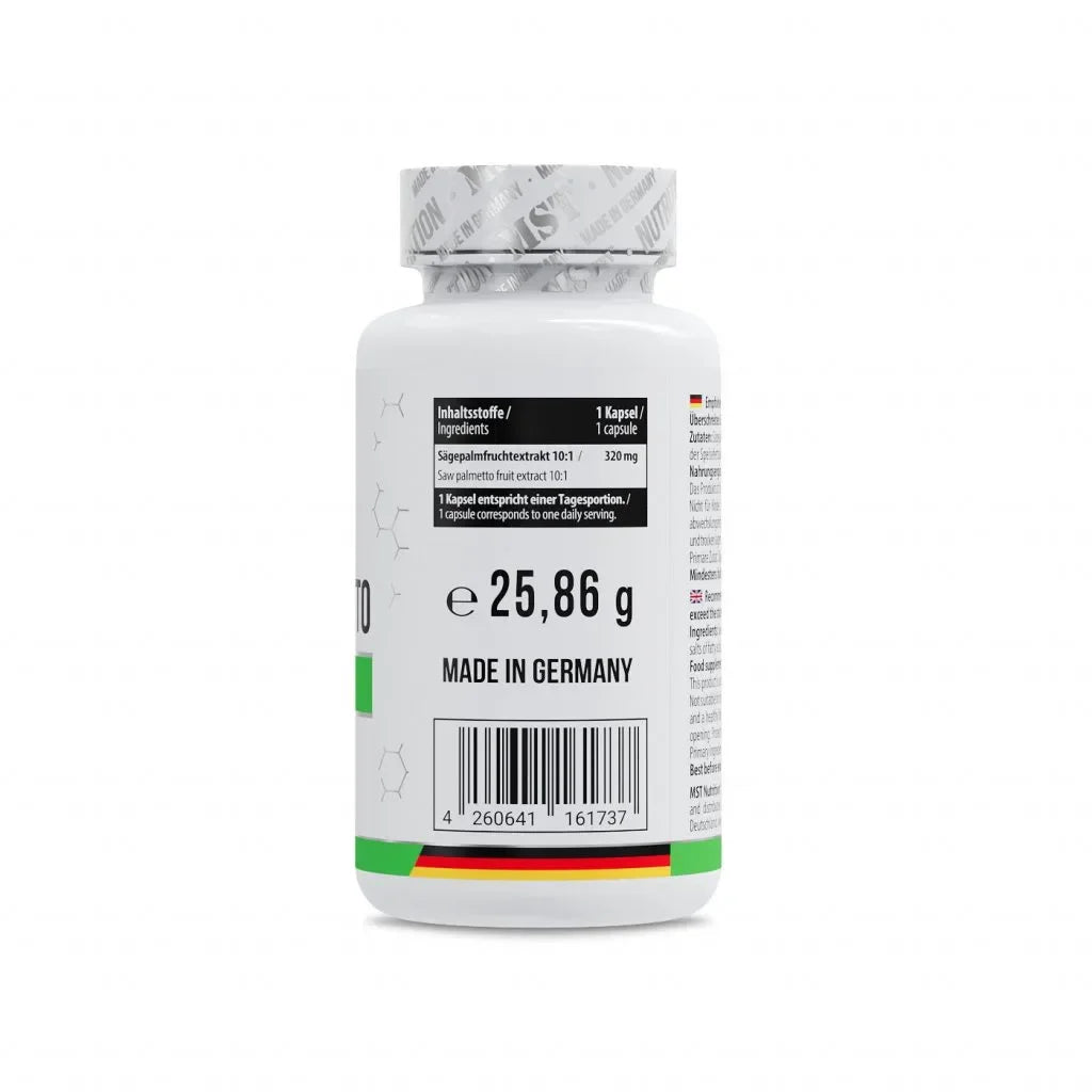 MST Marken-Großset: Healthy Ashwagand + L-Carnitine + 3 weitere – MST - Saw Palmetto 60 Kapseln