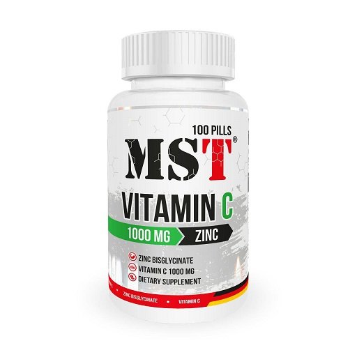 Haut, Haare & Nägel: ESN Collagen + NNT Vitamin B + MST Vitamin C – MST - Vitamin C 1000 + Zinc 100 Pillen