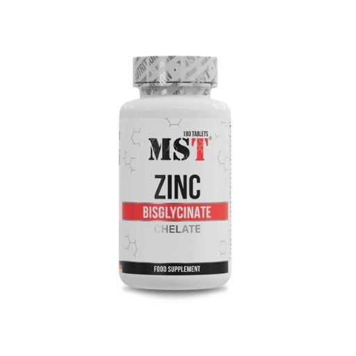 MST Marken-Großset: Arginine RAW + Zinc Chelate + 3 weitere – MST - Zinc Chelate Bisglycinate 180 Tabletten