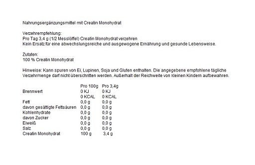Masseaufbau-Set: INLEAD Instant Rice Pudding + NNT Creatin Monohydrat – NNT Creatin Monohydrat 500g