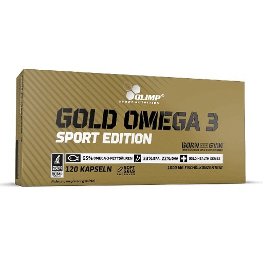 Grundversorgung: Olimp Vita-Min + Olimp Omega 3 + ESN Vitamin D3 – Olimp Omega 3 Sport Edition - 120 Kapsel