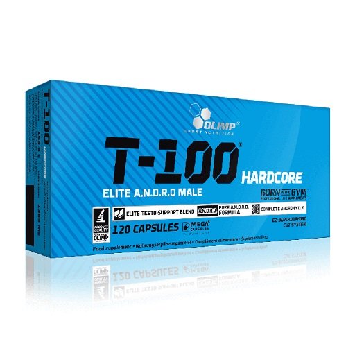 Pump-Set: Olimp AAKG Extreme Mega Caps + Olimp T-100 Hardcore – Olimp T-100 Hardcore 120 caps