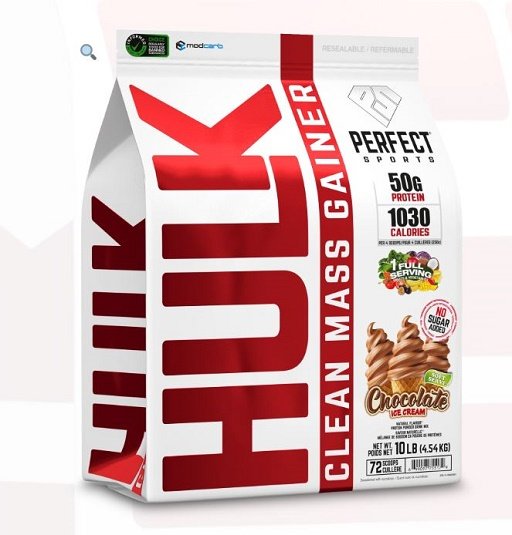 Mass Duo: Perfect Sports Hulk Clean Mass + Olimp Carbo Nox 1 kg prášok – Perfect Sports Hulk Clean Mass Gainer – 4,54 kg (banán)