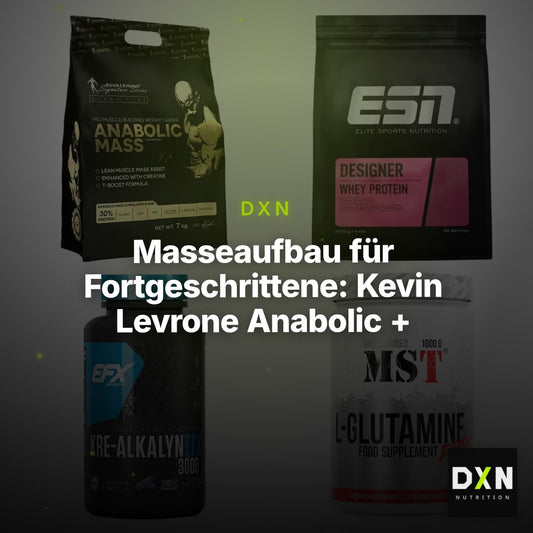Masseaufbau für Fortgeschrittene: Kevin Levrone Anabolic + 3 weitere – Clean Showcase Plus