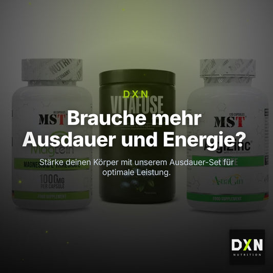 Ausdauer-Set: MST Magnesium + Big Zone Vitafus + MST ArgiZinc – Clean Showcase Plus