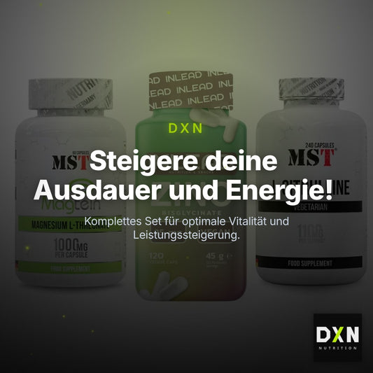 Ausdauer-Set: MST Magnesium + INLEAD Zink + MST Citrulline – Clean Showcase Plus