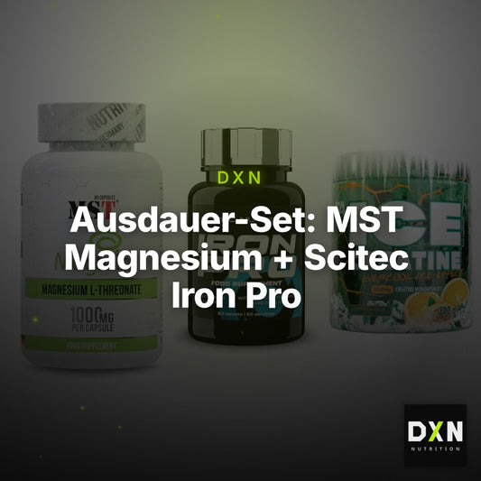 Ausdauer-Set: MST Magnesium + Scitec Iron Pro + FA Nutrition ICE – Clean Showcase Plus