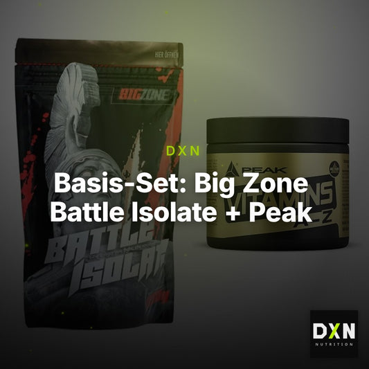 Basis-Set: Big Zone Battle Isolate + Peak Vitamin A-Z 180 Tabl. – Clean Showcase Plus