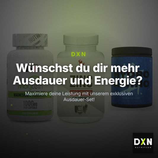 Ausdauer-Set: MST Magnesium + #GYMJUICE ZINC + Nanosupps Hydro – Clean Showcase Plus