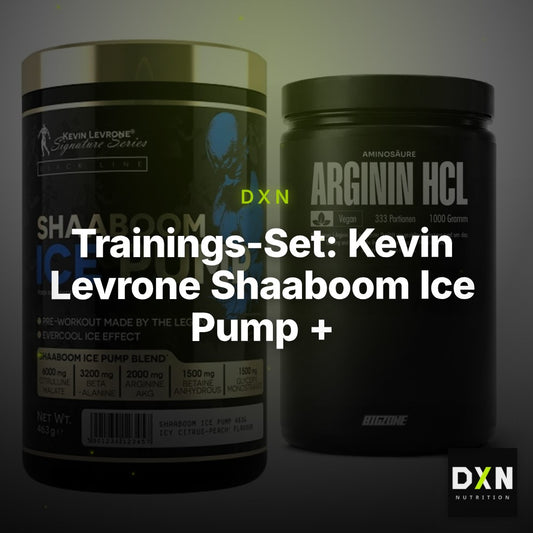Trainings-Set: Kevin Levrone Shaaboom Ice Pump + Big Zone L-Arginin – Clean Showcase Plus