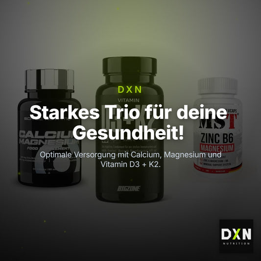 Calcium, Vitamin D & Magnesium: Scitec Calcium Magnesium + 2 weitere – Clean Showcase Plus