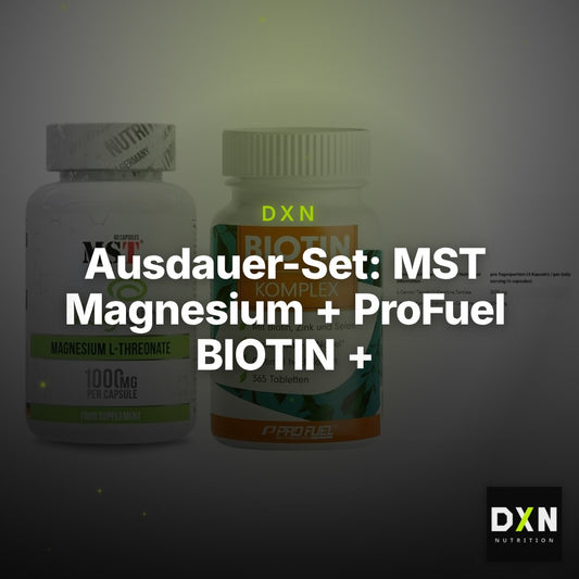Ausdauer-Set: MST Magnesium + ProFuel BIOTIN + INLEAD L-Carniti – Clean Showcase Plus