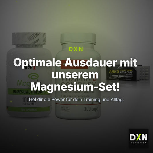 Ausdauer-Set: MST Magnesium + Body Attack + Olimp AAKG – Clean Showcase Plus