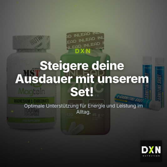Ausdauer-Set: MST Magnesium + INLEAD Zink + Body Attack – Clean Showcase Plus