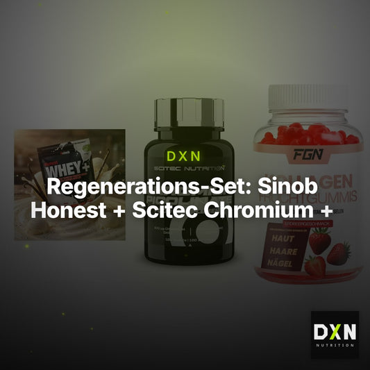Regenerations-Set: Sinob Honest + Scitec Chromium + FGN Kollagen 60 – Clean Showcase Plus