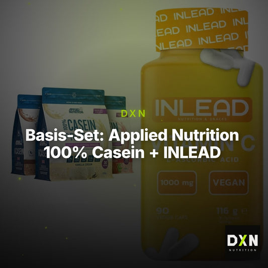 Basis-Set: Applied Nutrition 100% Casein + INLEAD Vitamin C – Clean Showcase Plus