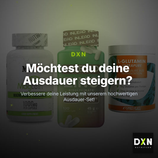 Ausdauer-Set: MST Magnesium + INLEAD Zink + ProFuel Glutamin – Clean Showcase Plus