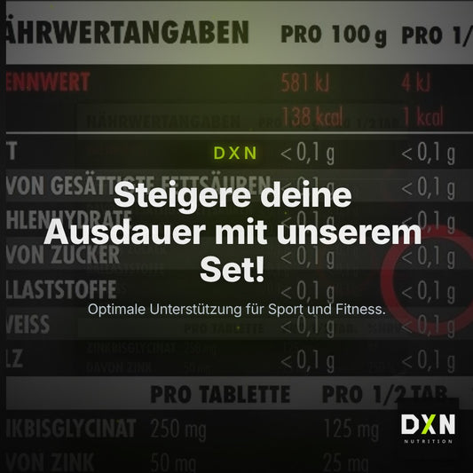 Ausdauer-Set: MST Magnesium + Big Zone Zink + ESN Ultrapure – Clean Showcase Plus