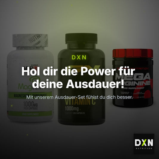 Ausdauer-Set: MST Magnesium + GN Vitamin C + Scitec Mega – Clean Showcase Plus