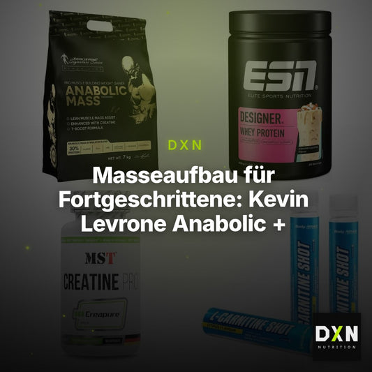 Masseaufbau für Fortgeschrittene: Kevin Levrone Anabolic + 3 weitere – Clean Showcase Plus