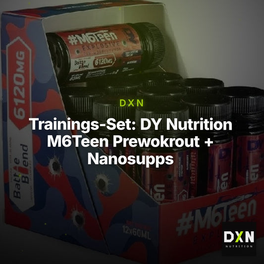 Trainings-Set: DY Nutrition M6Teen Prewokrout + Nanosupps Hydro Amino – Clean Showcase Plus