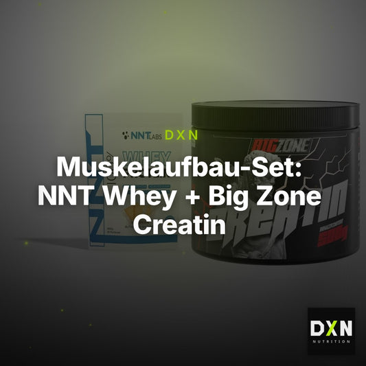 Muskelaufbau-Set: NNT Whey + Big Zone Creatin – Clean Showcase Plus
